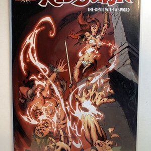 New! Red Sonja #6 High End Red Foul Limited 1/600 With COA Dynamite Comics Devil